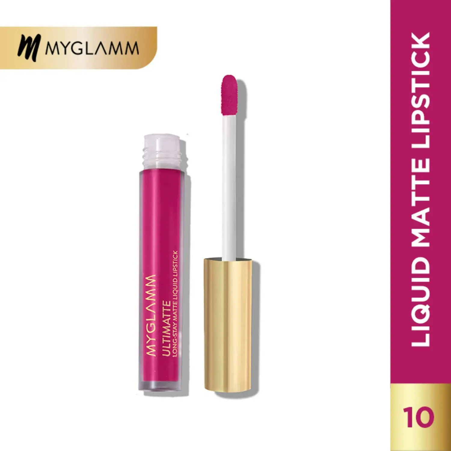 MyGlamm Ultimatte Long Stay Matte Liquid Lipstick-Fuchsia Siren (2.5 ml)