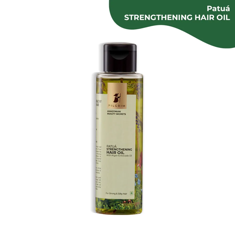 Pilgrim Patua Strengthening Hair Oil for Strong Silky Hair