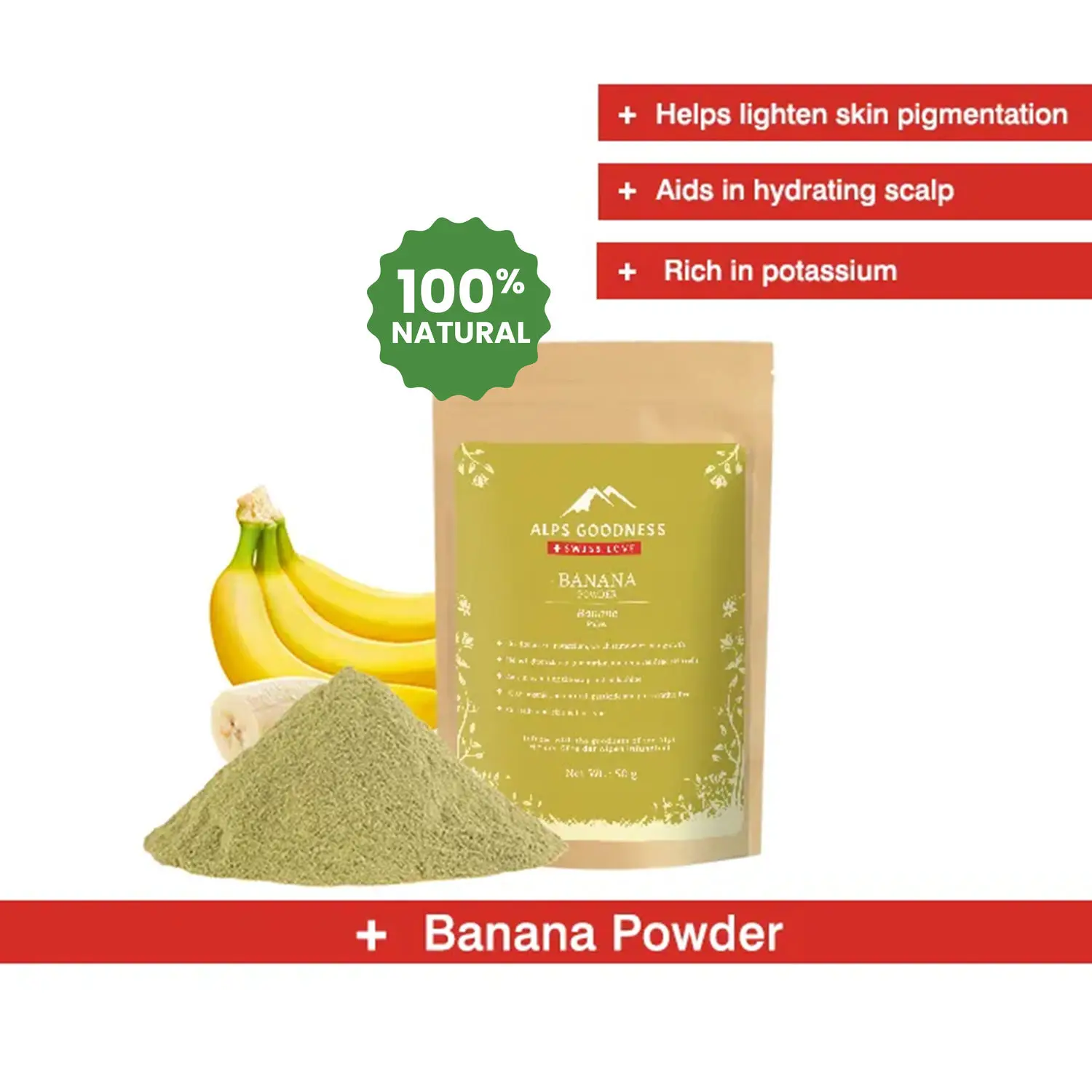 Alps Goodness Powder - Banana (50 gm)