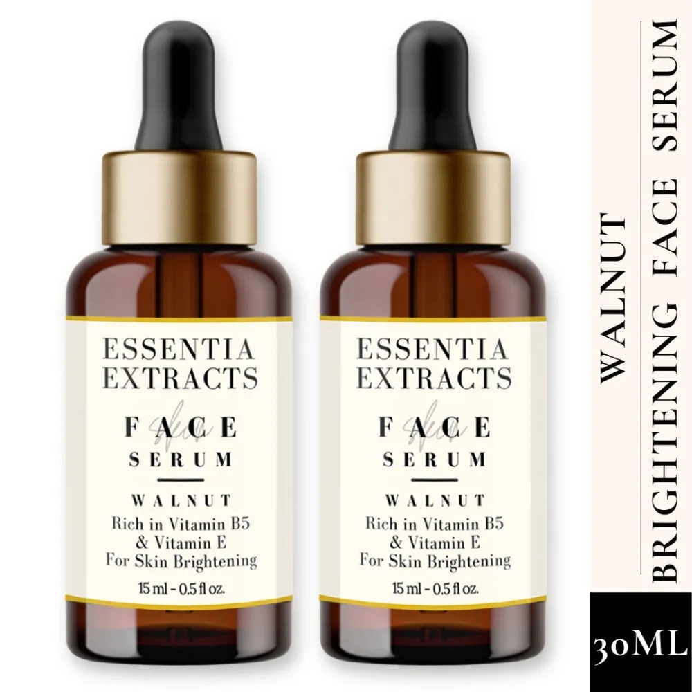 Essentia Extracts Face Serum Walnut Rich In Vitamin B5 & Vitamin E - Pack Of 2