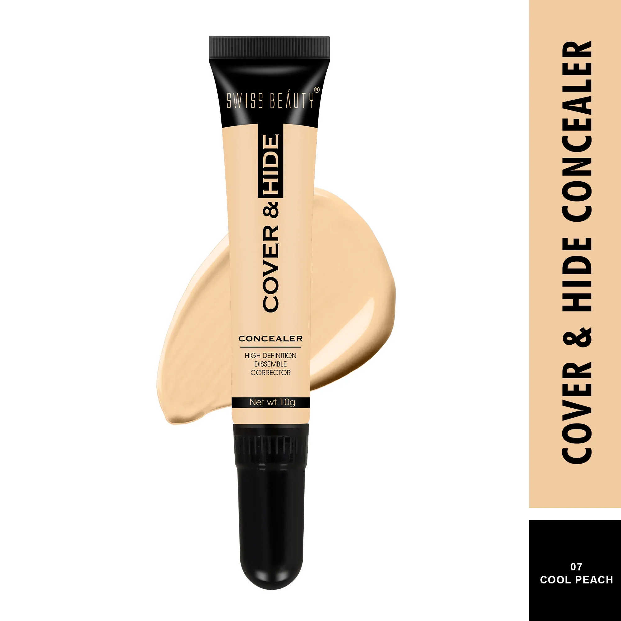 Swiss Beauty Cover & Hide Concealer - 07 Cool Peach