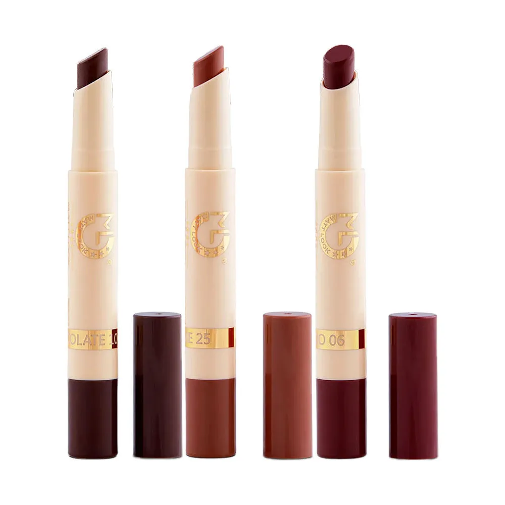 Matt look Velvet Smooth Non-Transfer Waterproof Lipstick Combo - 1