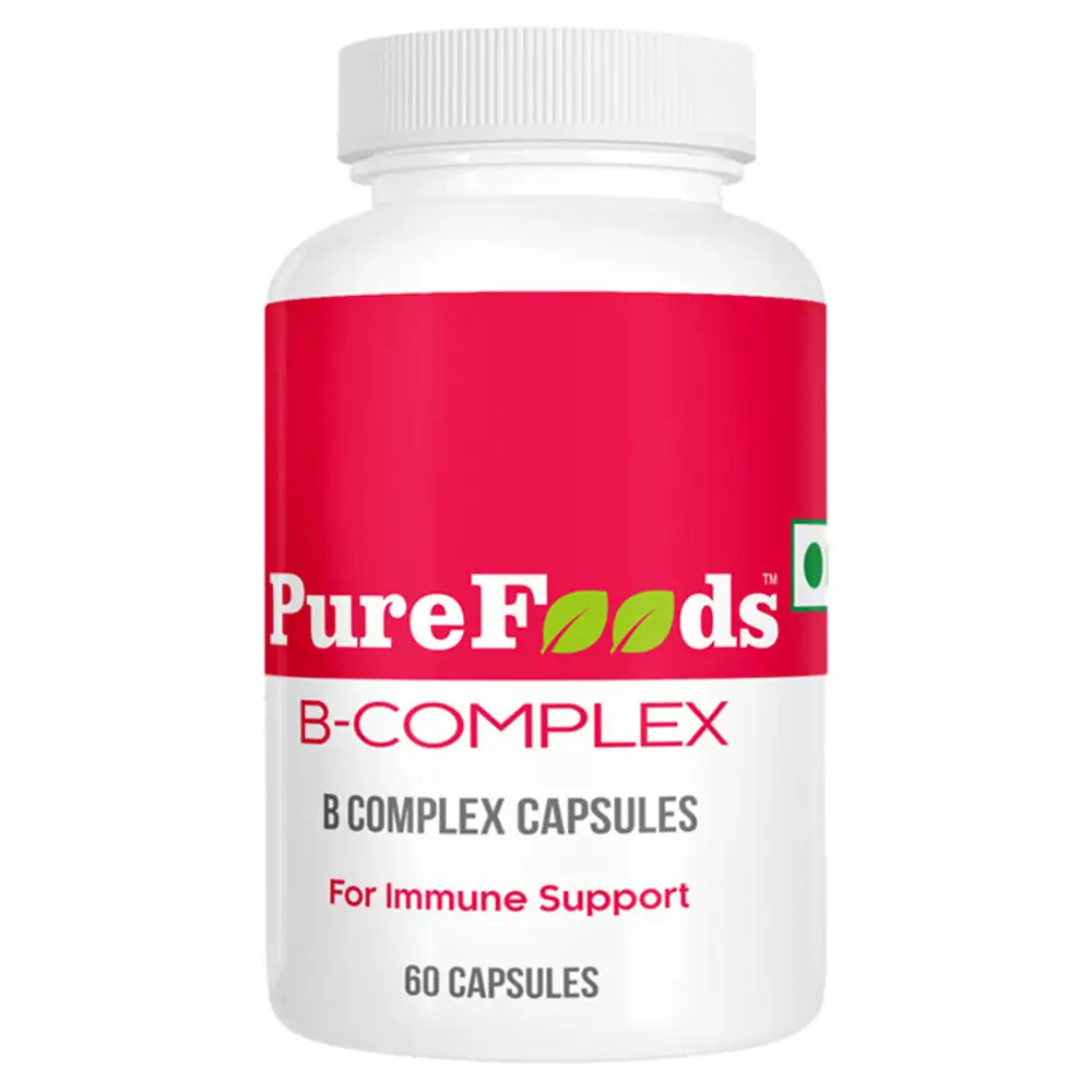 PureFoods B-Complex,  60 capsules  Unflavoured