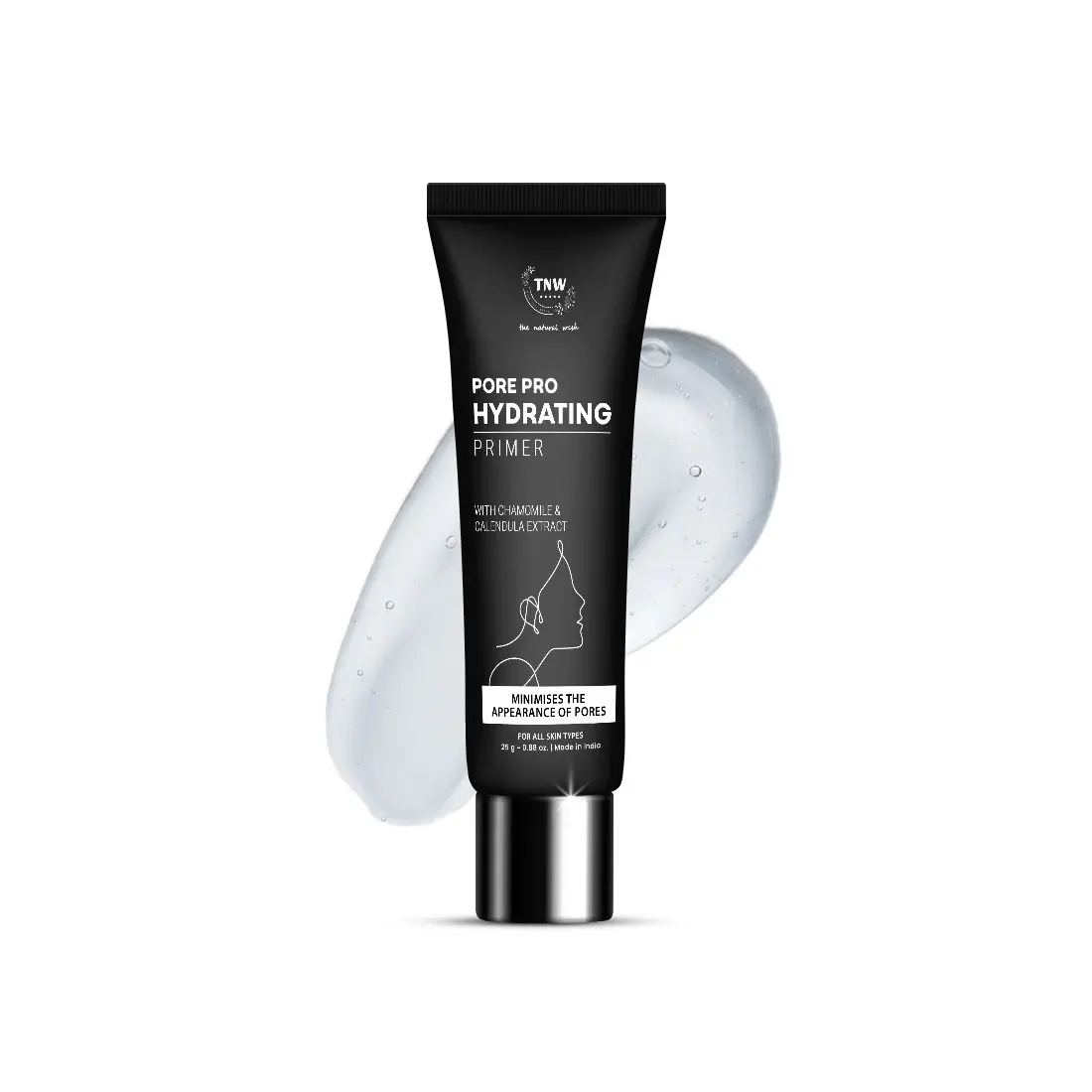 TNW -The Natural Wash Pore Pro Hydrating Primer with Chamomile and Calendula Extracts | Pore Blurring | Hydrating