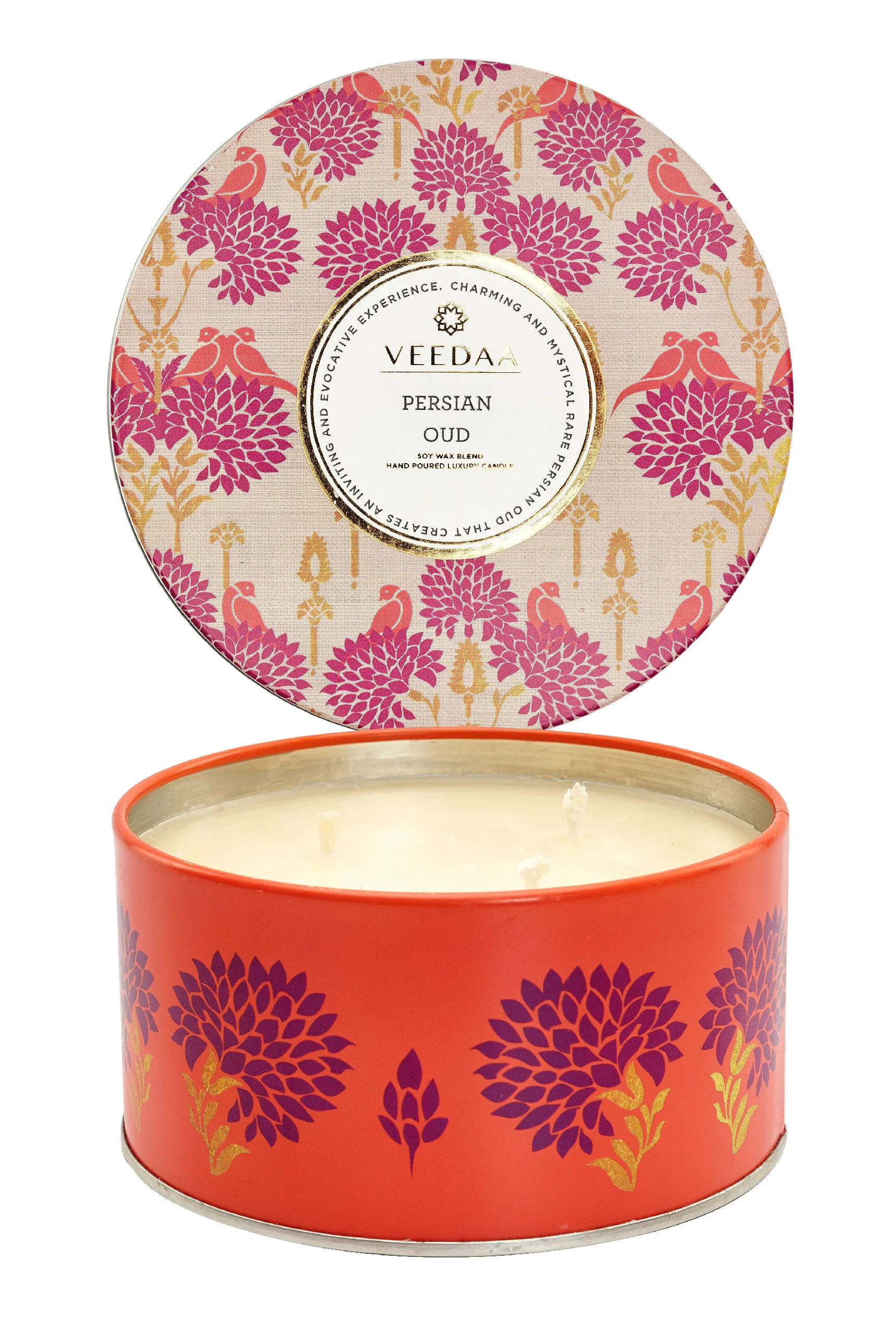 Veedaa Persian Oud 3 Wick Tin Scented Candle