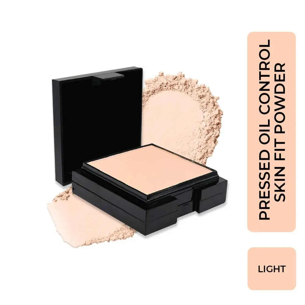 Half N Half Pressed Oil Control Skin Fit Powder, Skin Whitening, Light (20gm)