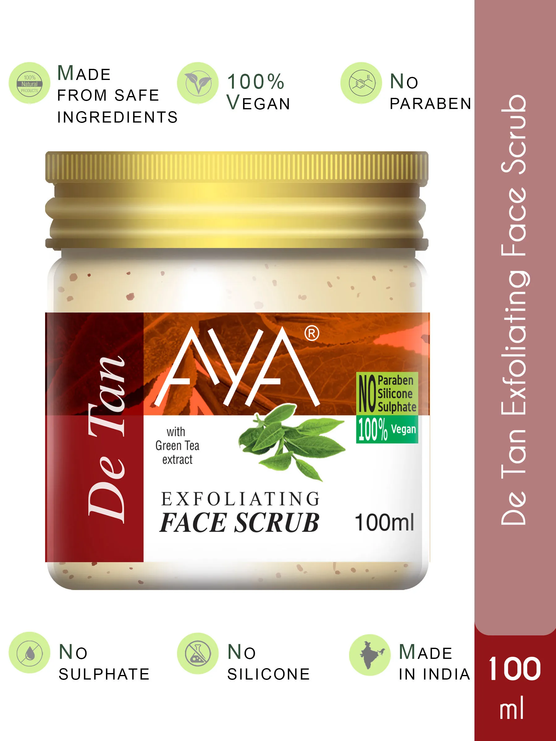 AYA Detan Exfoliating Face Scrub