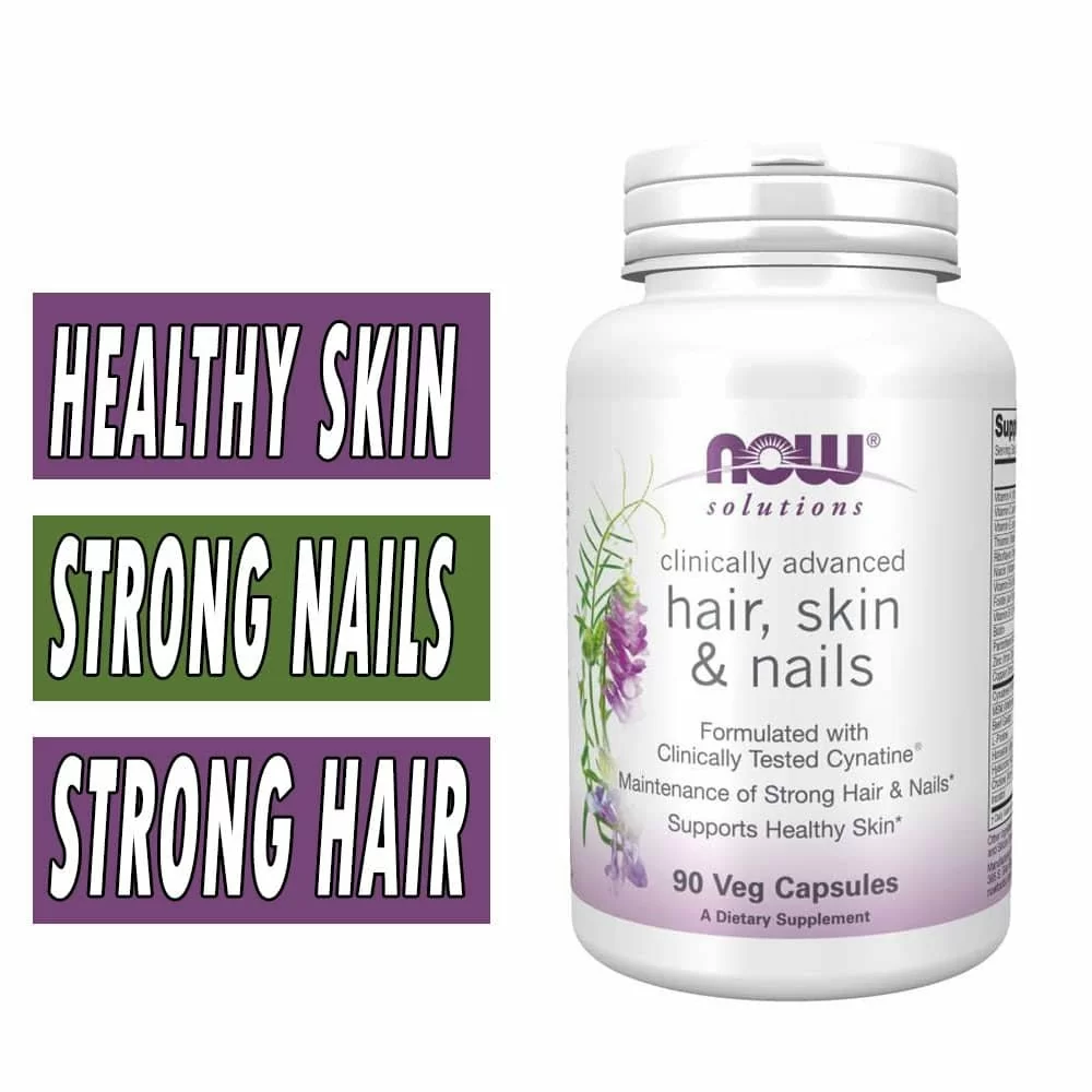 NOW Hair, Skin and Nails - 90 Veg Capsules