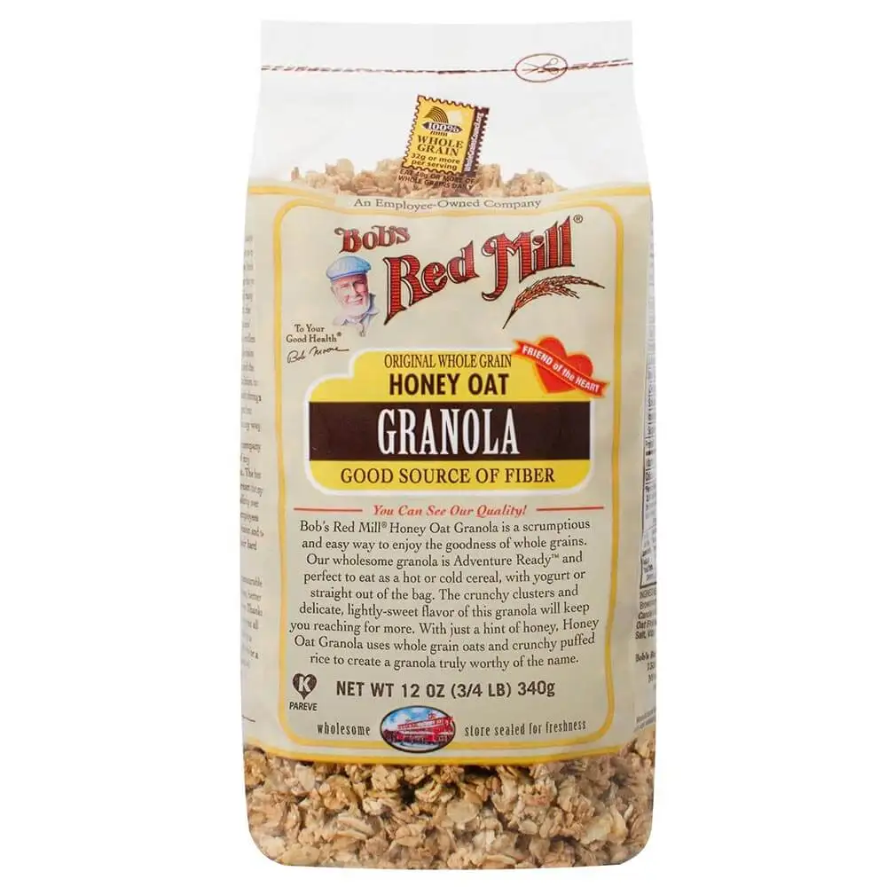 Bob's Red Mill Honey Oat Granola,  Unflavoured  0.340 kg