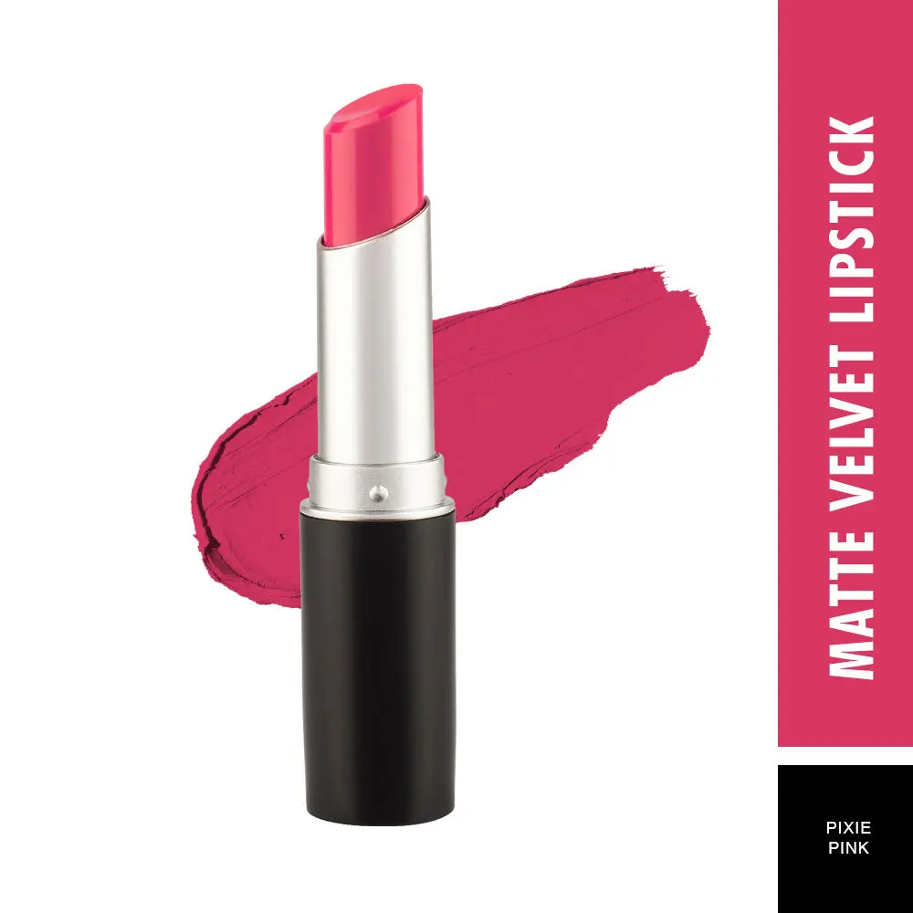 Swiss Beauty Matte Smooth Velvet Lipstick - 318 - Pixie Pink - (3.2 ml)