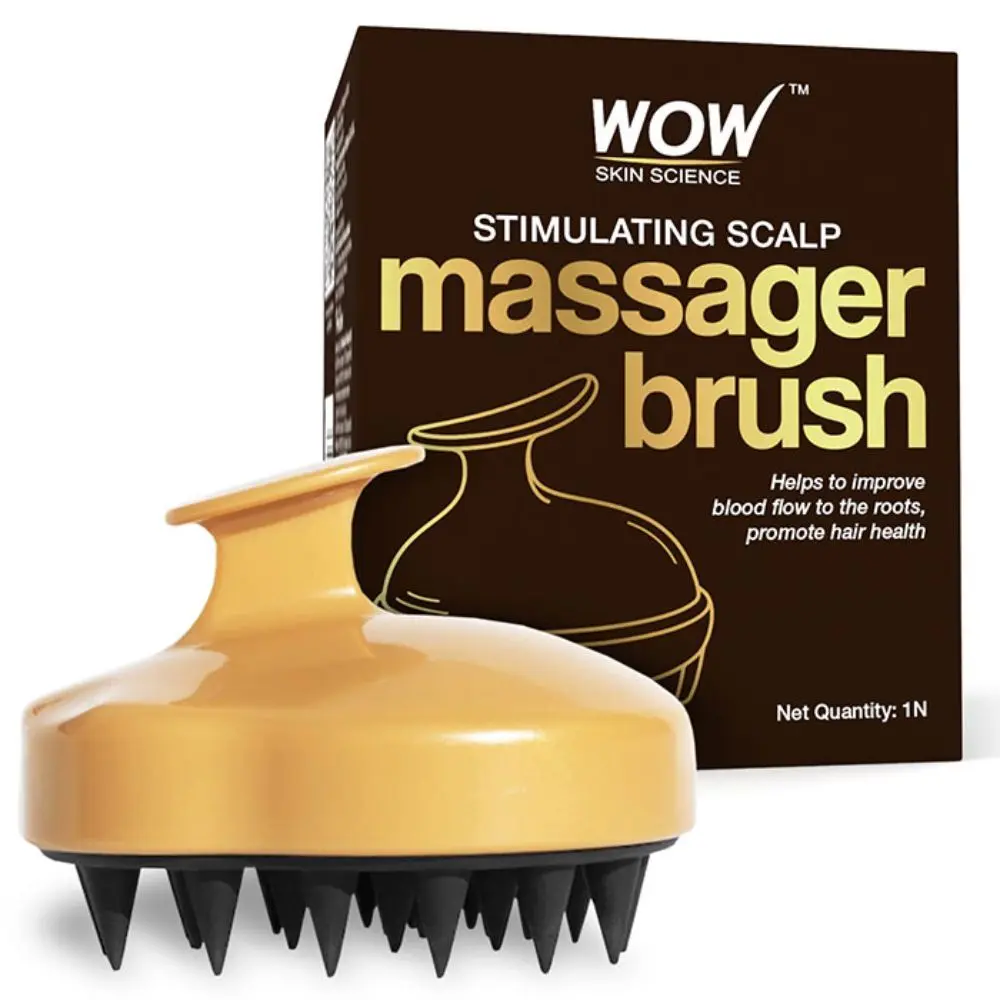 WOW Skin Science Stimulating Scalp Massager Brush