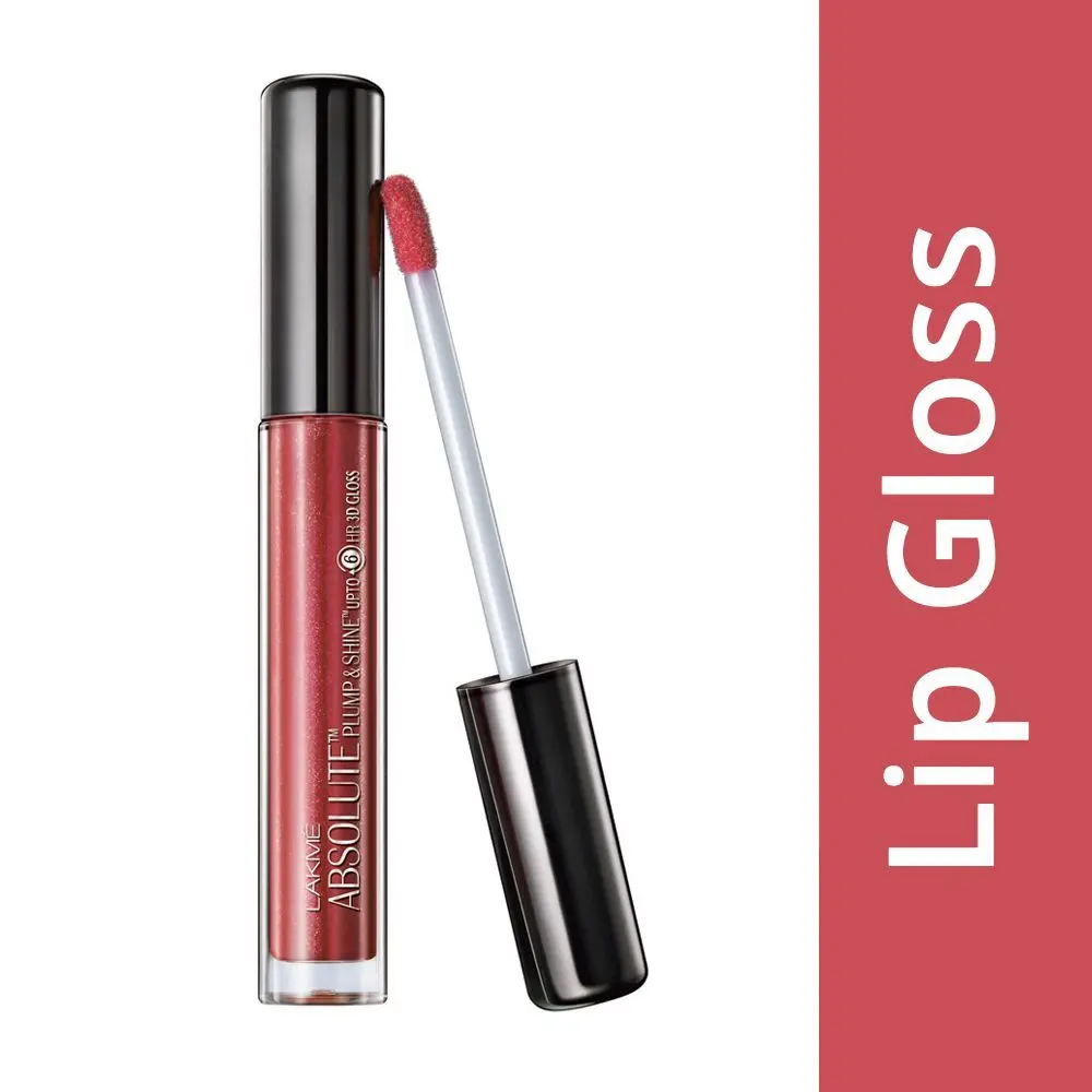 Lakme Absolute Plump & Shine Lip Gloss - Beige Shine (3 ml)