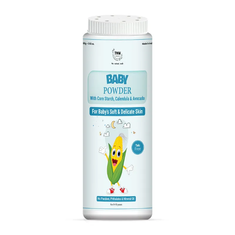 TNW The Natural Wash Baby Powder For Moist-free Skin