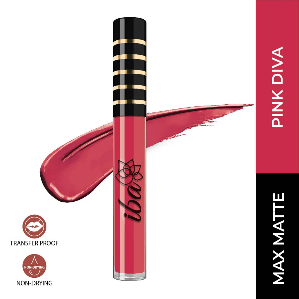 IBA Maxx Matte Liquid Lipstick - Pink Diva