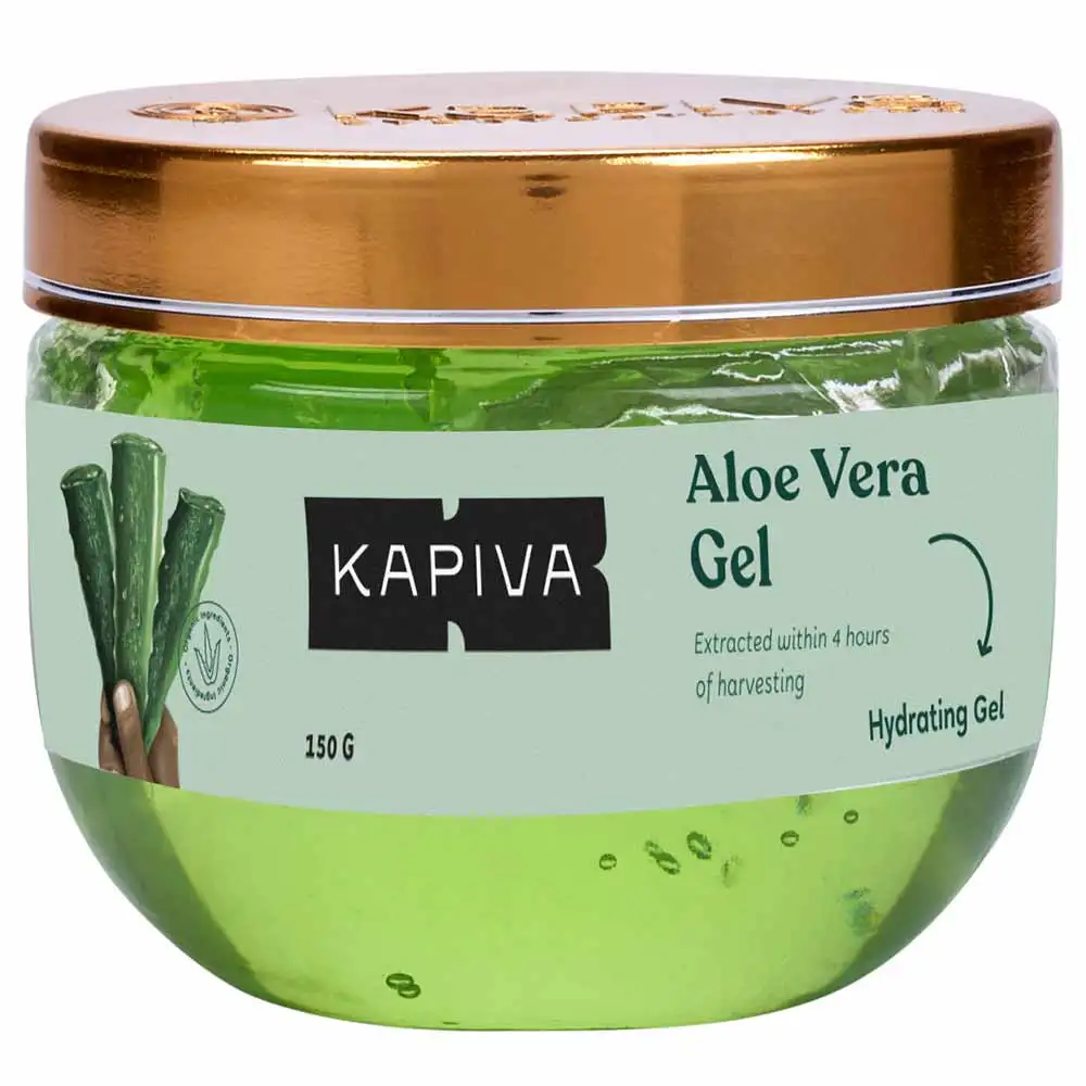 Kapiva Pure Aloe Vera Gel,  150 g  for Oily and Dry Skin