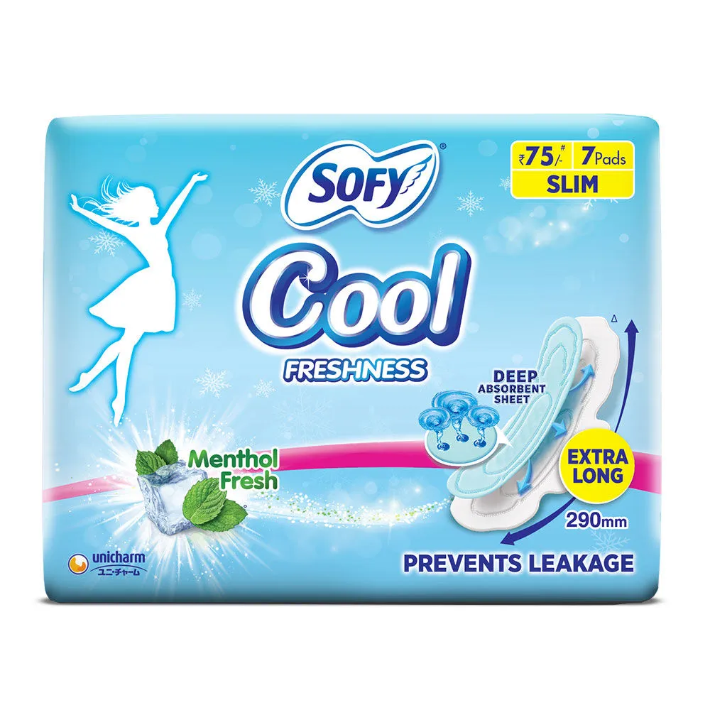 Sofy Cool Sanitary Pads XL (Pack of 7)