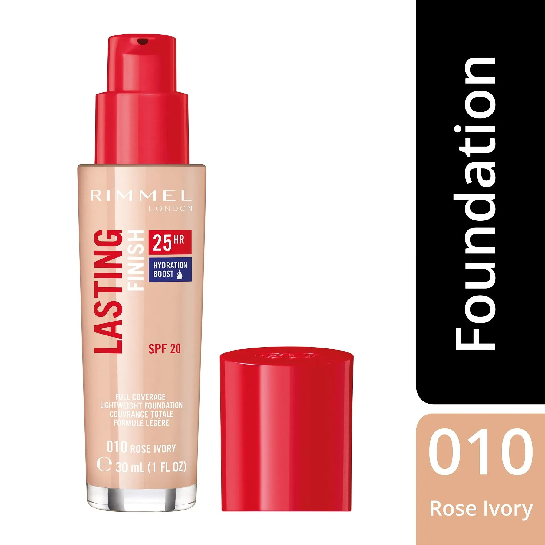 Rimmel London Lasting Finish 25 Hour Foundation Spf 20 - Rose Ivory