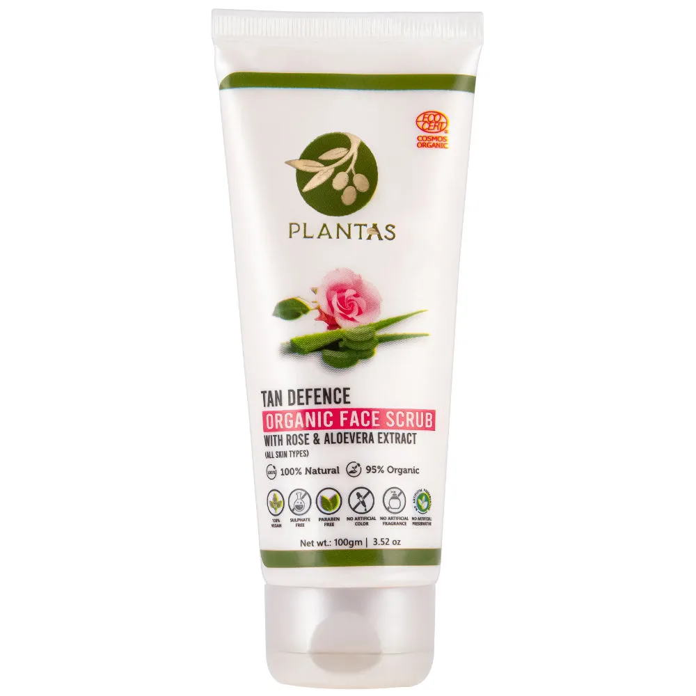 PLANTAS Tan Defence Organic Face Scrub