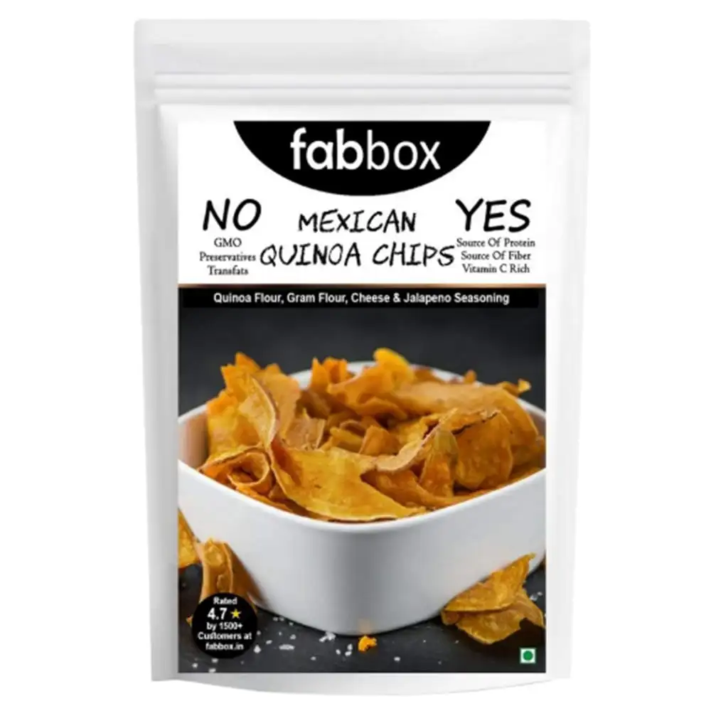 Fabbox Mexican Quinoa Chips,  Unflavoured  160 g