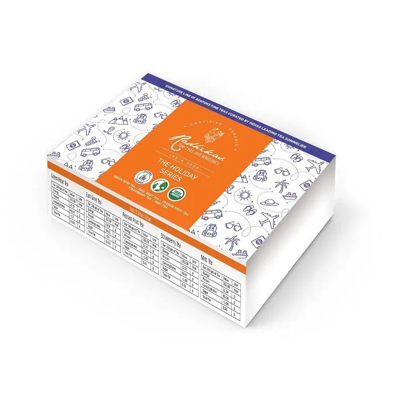 Radhikas The Holiday Series, Certified Organic, Cold & Hot Brew, 5 Flavour Pack, Gifting Box