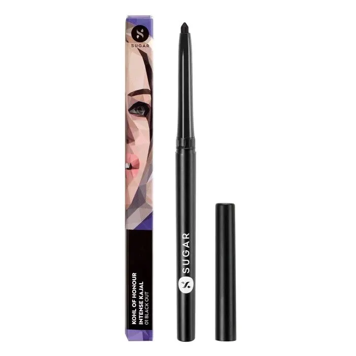 SUGAR Cosmetics Kohl Of Honour Intense Kajal 01 Black Out (Black)