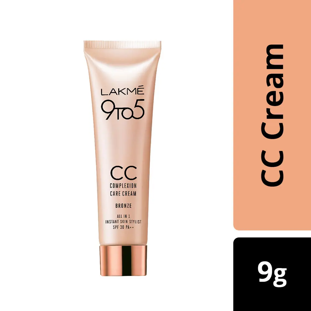 Lakme 9 To 5 CC Color Transform Face Cream - Bronze (9 g)