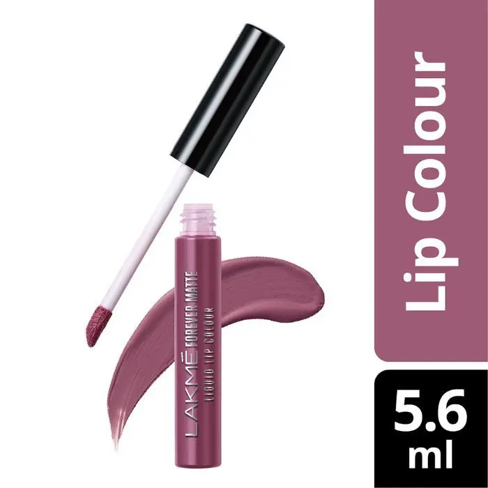 Lakme Forever Matte Liquid Lip Colour - Mauve Fling (5.6 ml)