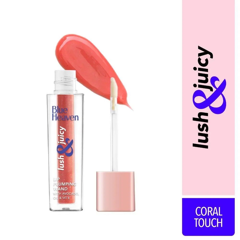 Blue Heaven Lush & Juicy Lip Plumping Wand, Coral touch