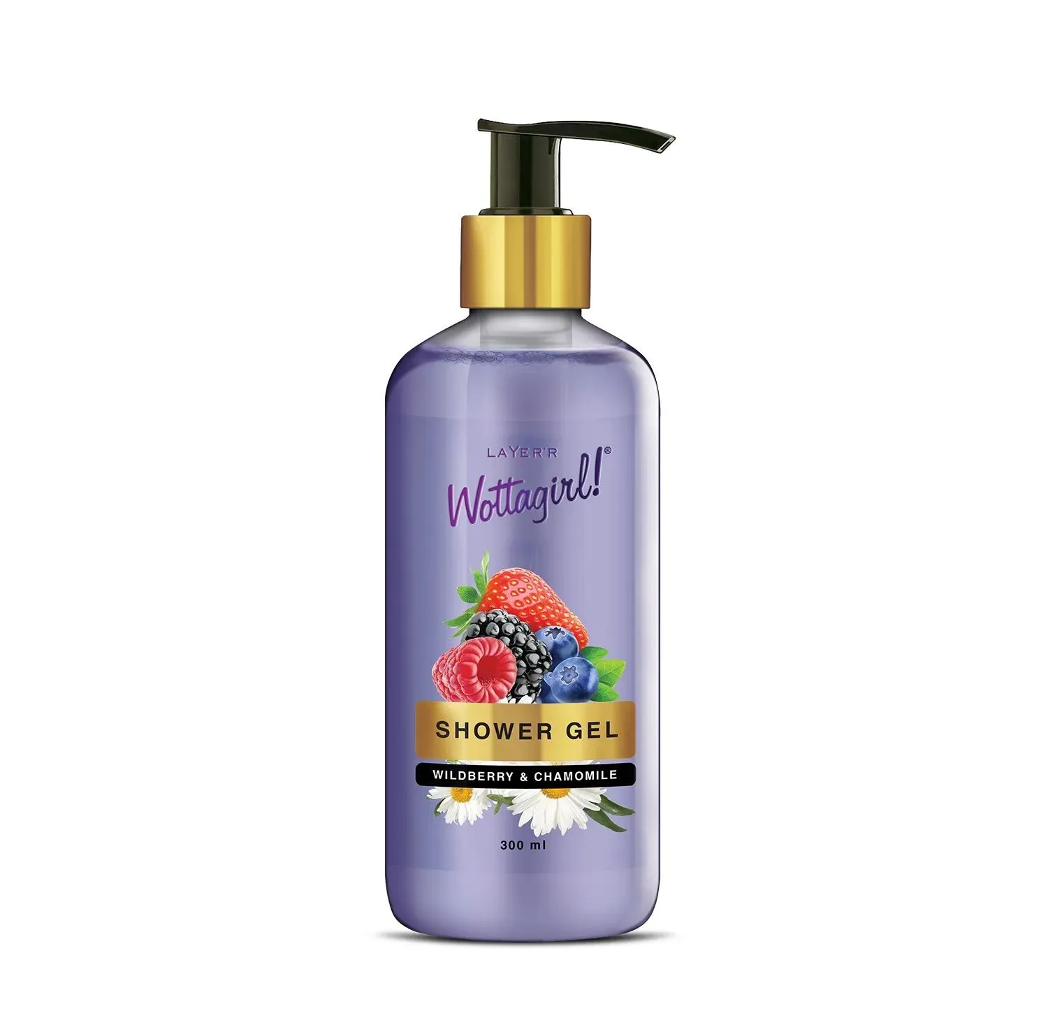 Layer'r Wottagirl Wildberry & Chamomile Shower Gel