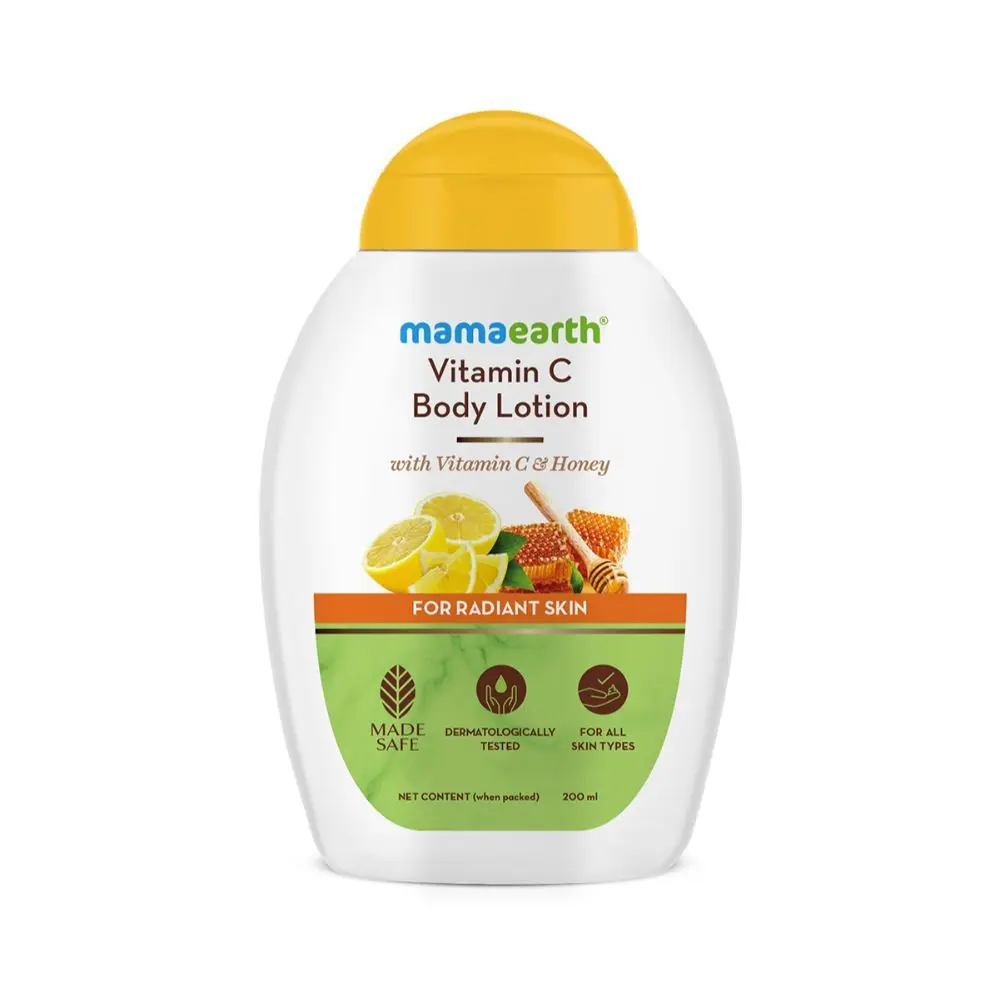 Mamaearth Vitamin C Body Lotion with Vitamin C & Honey for Radiant Skin – 200 ml