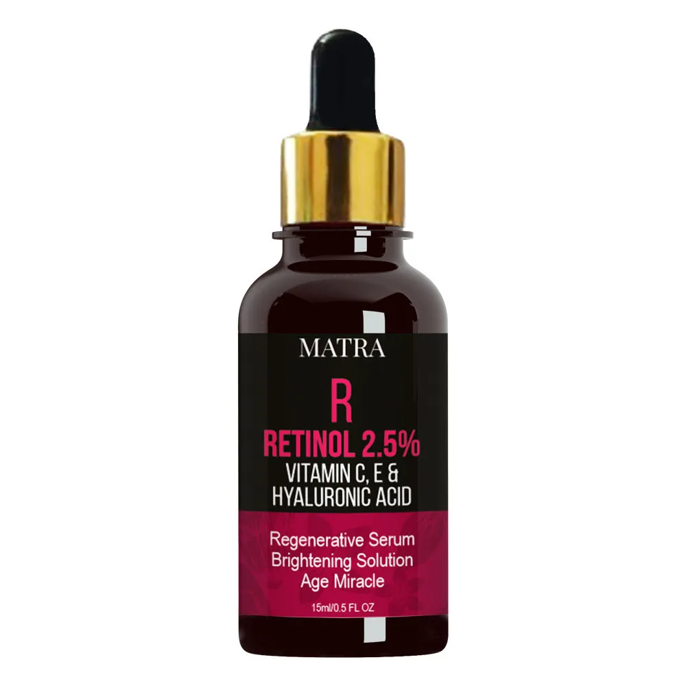 Matra Age Miracle Retinol 2.5% Serum with Vitamin C E & Hyaluronic Acid