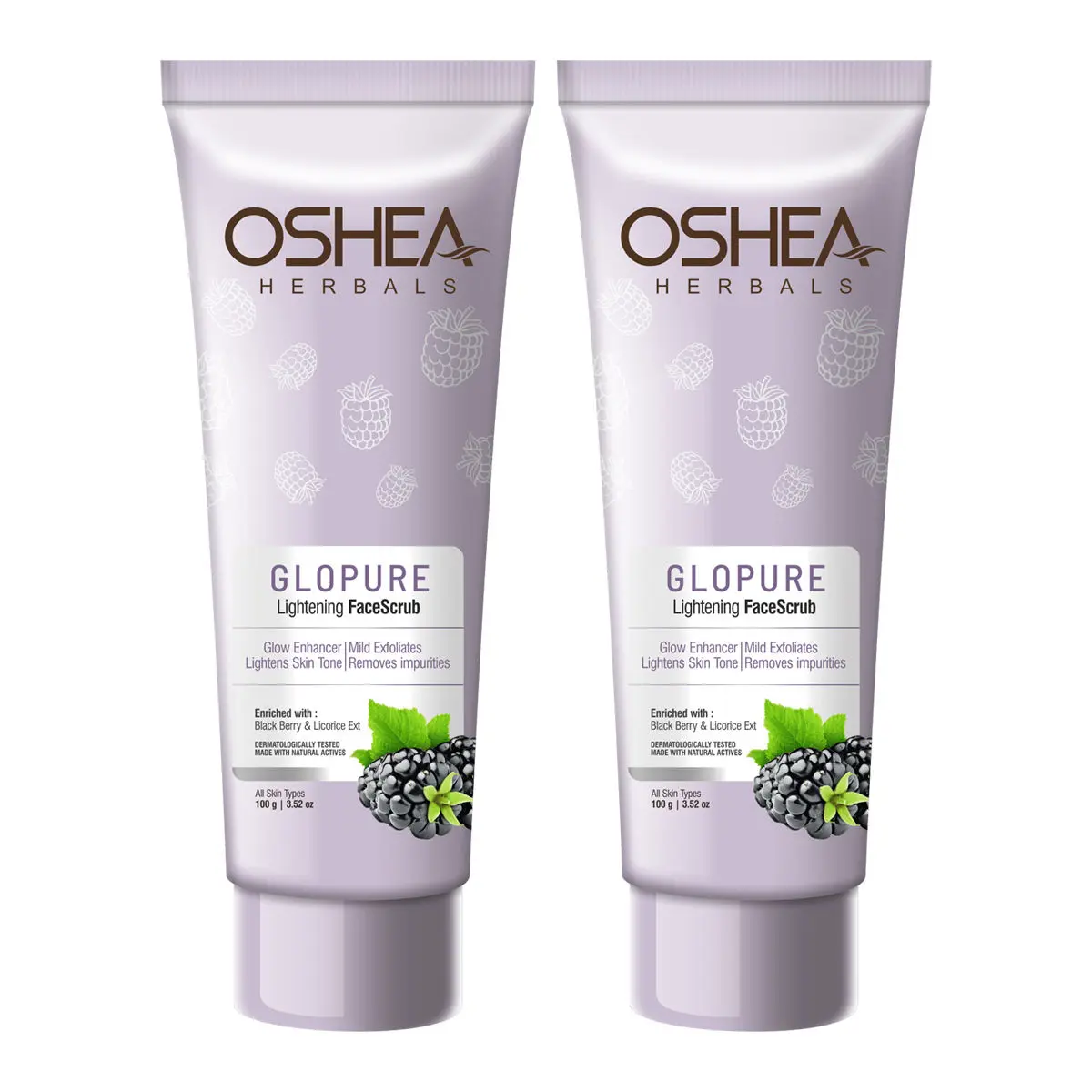 OSHEA HERBALS Glopure Scrub (Pack of 2 )