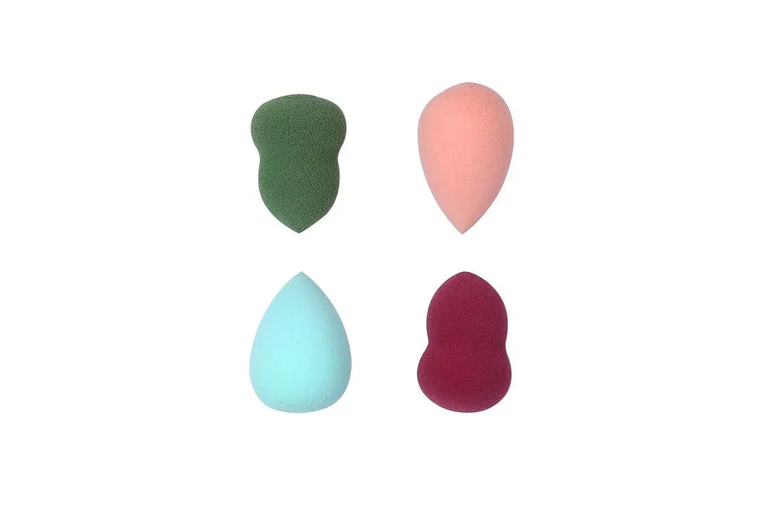 Bronson Professional Mini Sponge 4 Pcs (Color & Shape Vary)