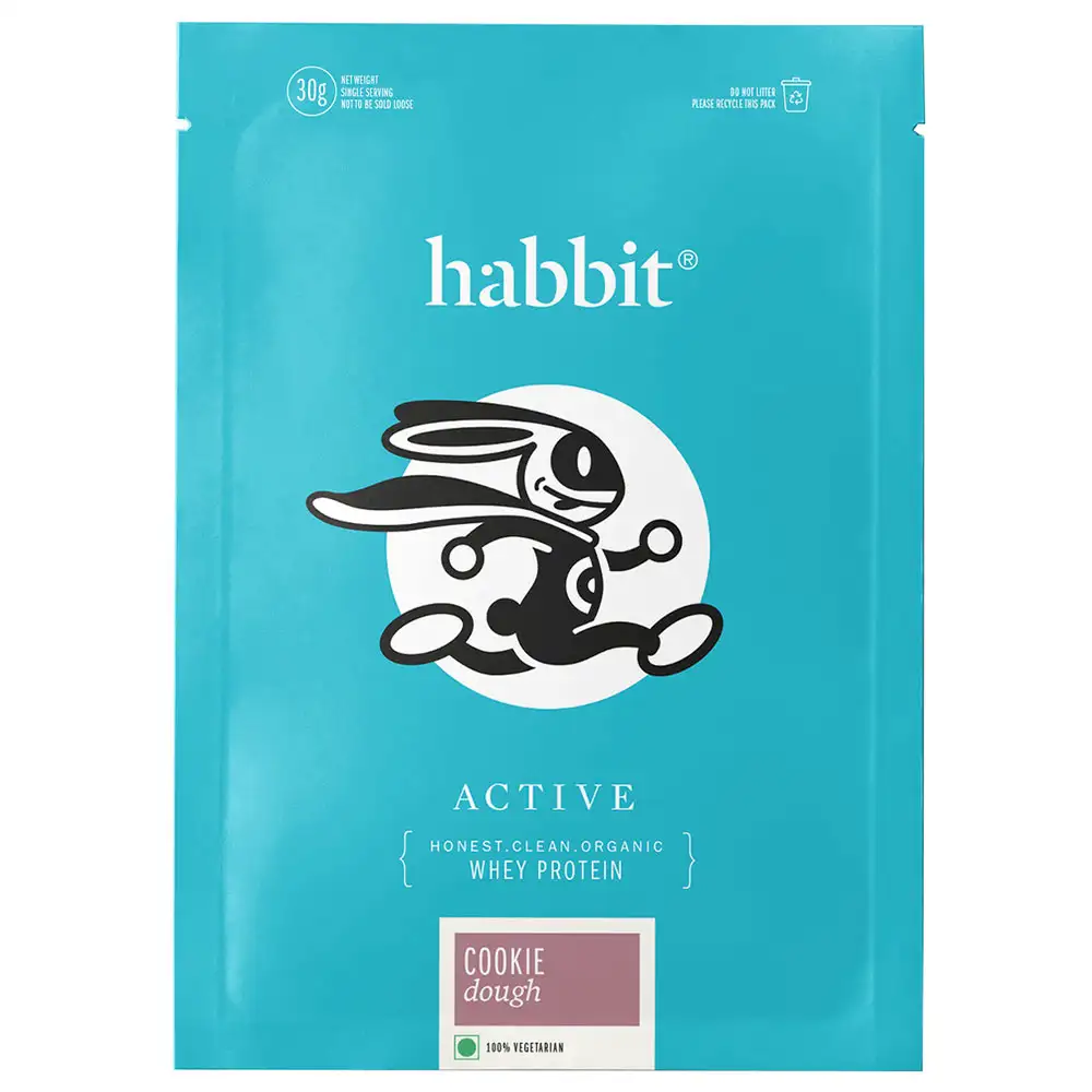 Habbit Active Whey Protein Blend,  0.99 lb  15 Servings, Cookie Dough