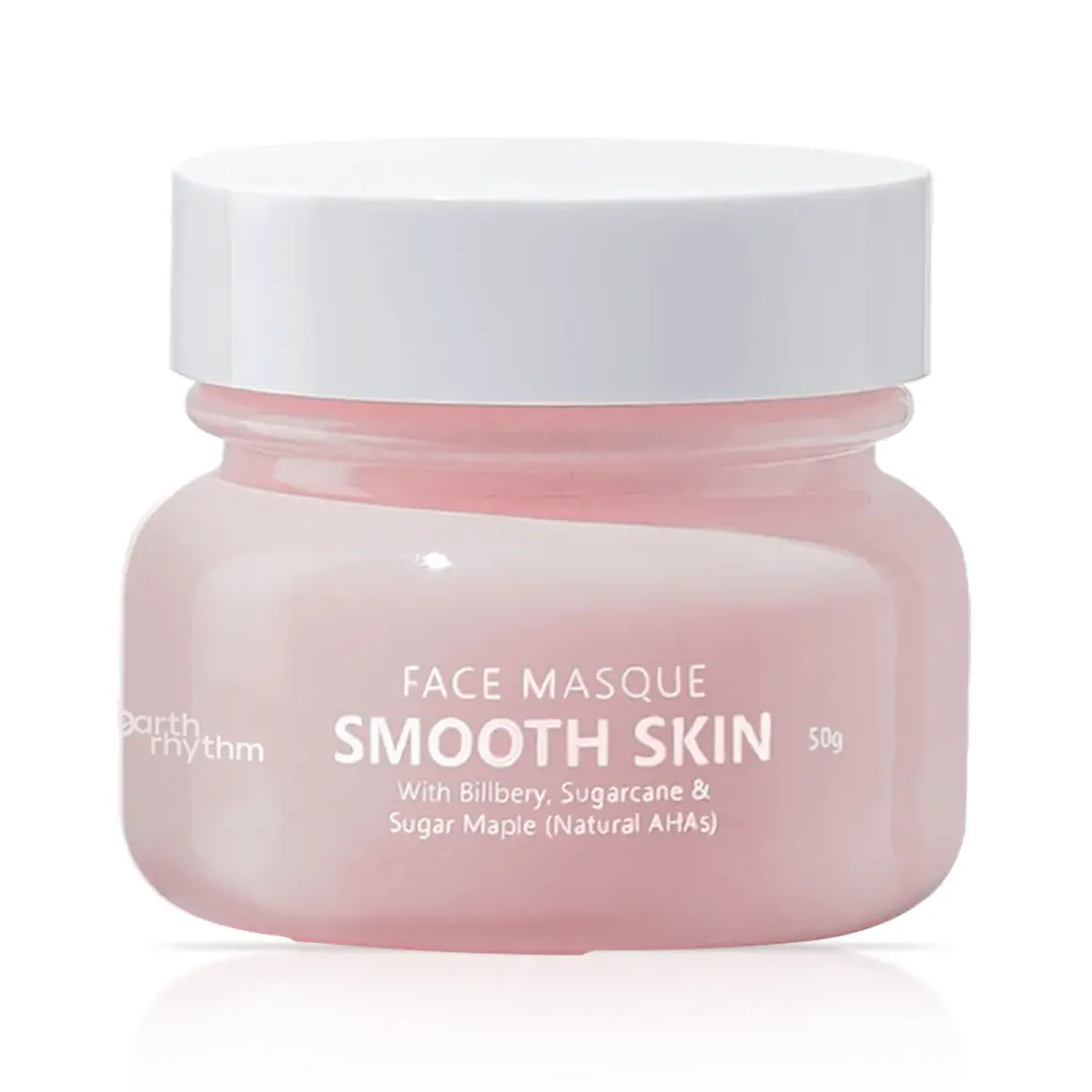 Earth Rhythm Smooth Skin Face Masque with the goodness of Bilberry, Sugarcane & Sugar Maple | Improves Skin Elasticity, Brightens, Firms the Skin | for All Skin Types | Women - 65 G