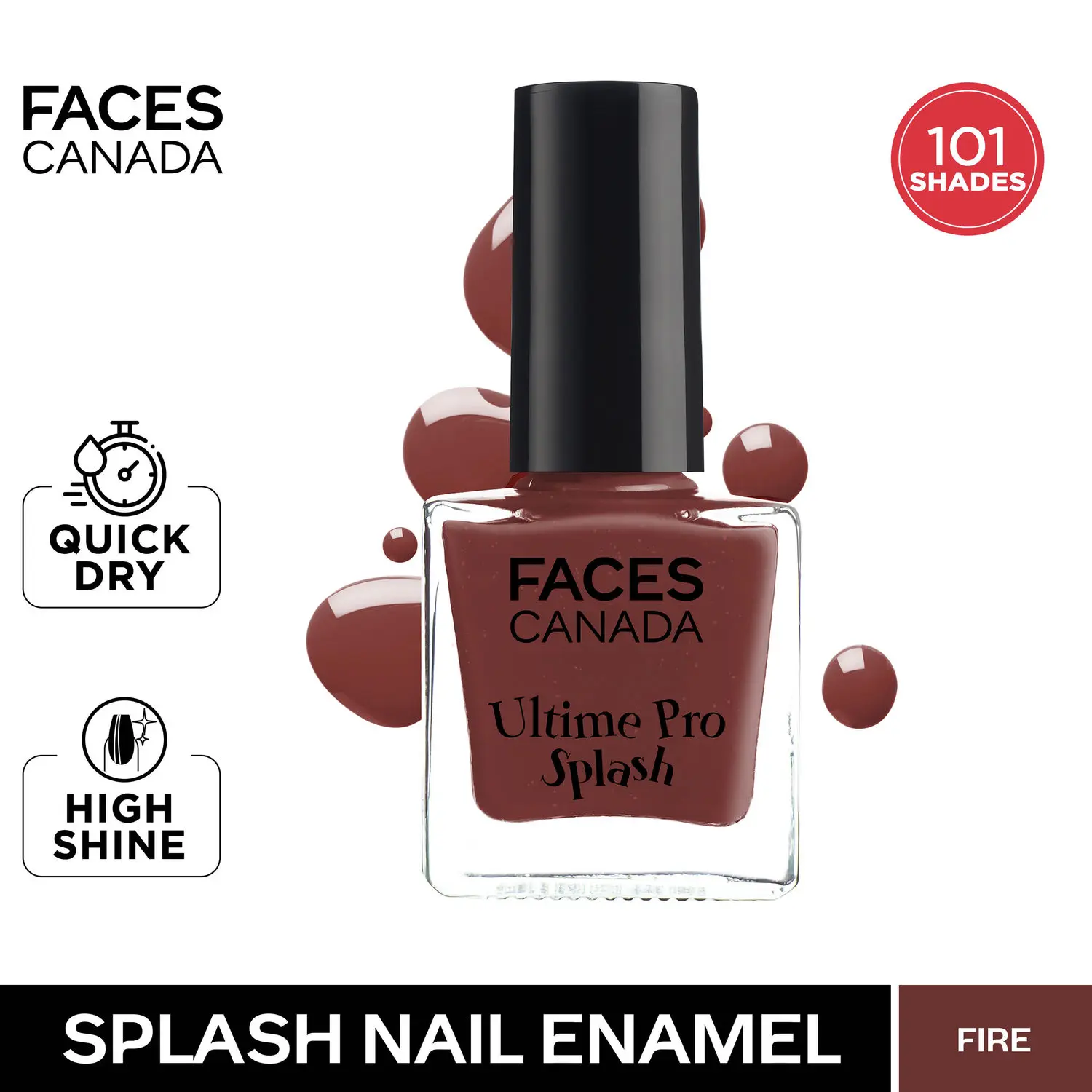 Faces Canada Ultime Pro Splash Nail Enamel Fire 122