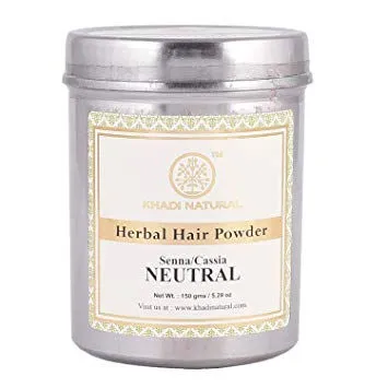 Khadi Natural Herbal Hair Powder Senna / cassia Neutral Henna