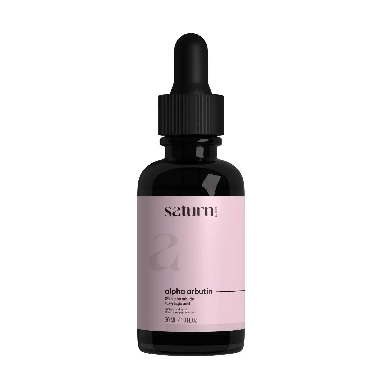 Saturn by GHC Alpha Arbutin Face Serum For Pigmentation , Acne Marks, Dark Spots & Tan Removal with Kojic Acid & Hyaluronic Acid , 30ml