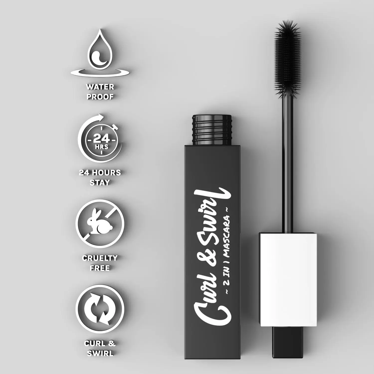 Bella Voste Curl & Swirl 2-in-1 Mascara