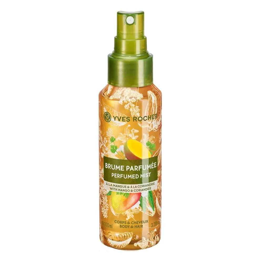 Yves Rocher Mango Coriander Perfumed Body and Hair Mist