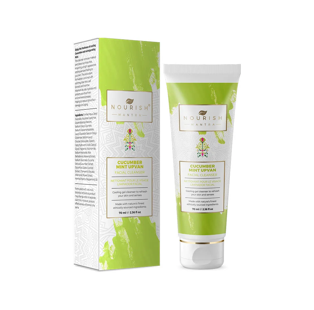 Nourish Mantra Cucumber Mint Upvan Facial Cleanser