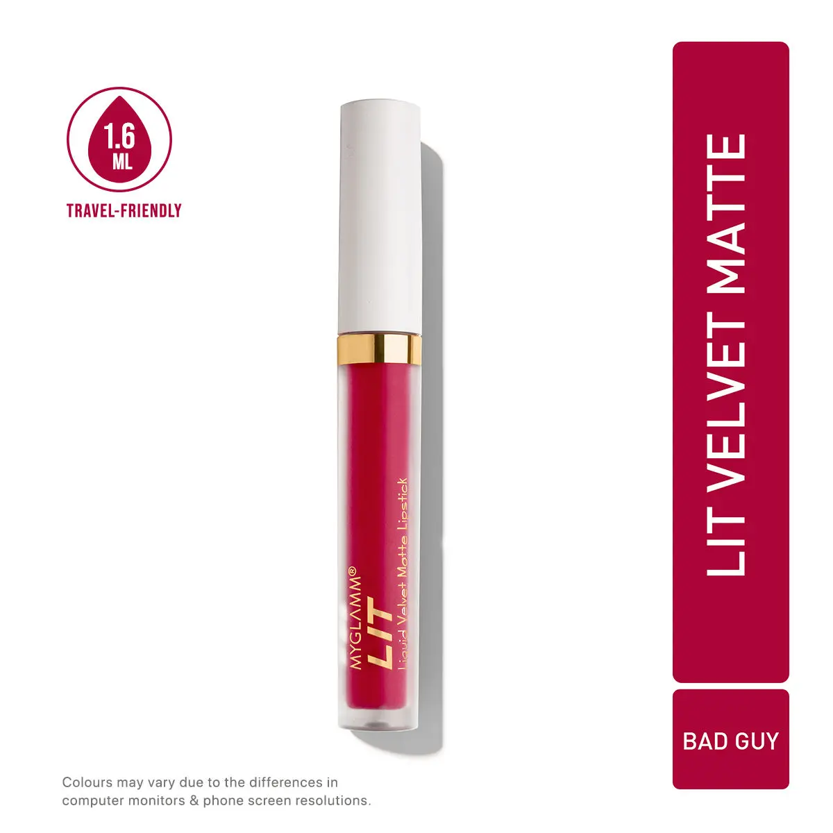 MyGlamm LIT Velvet matte Liquid Lipstick - Bad Guy - 1.6 ml