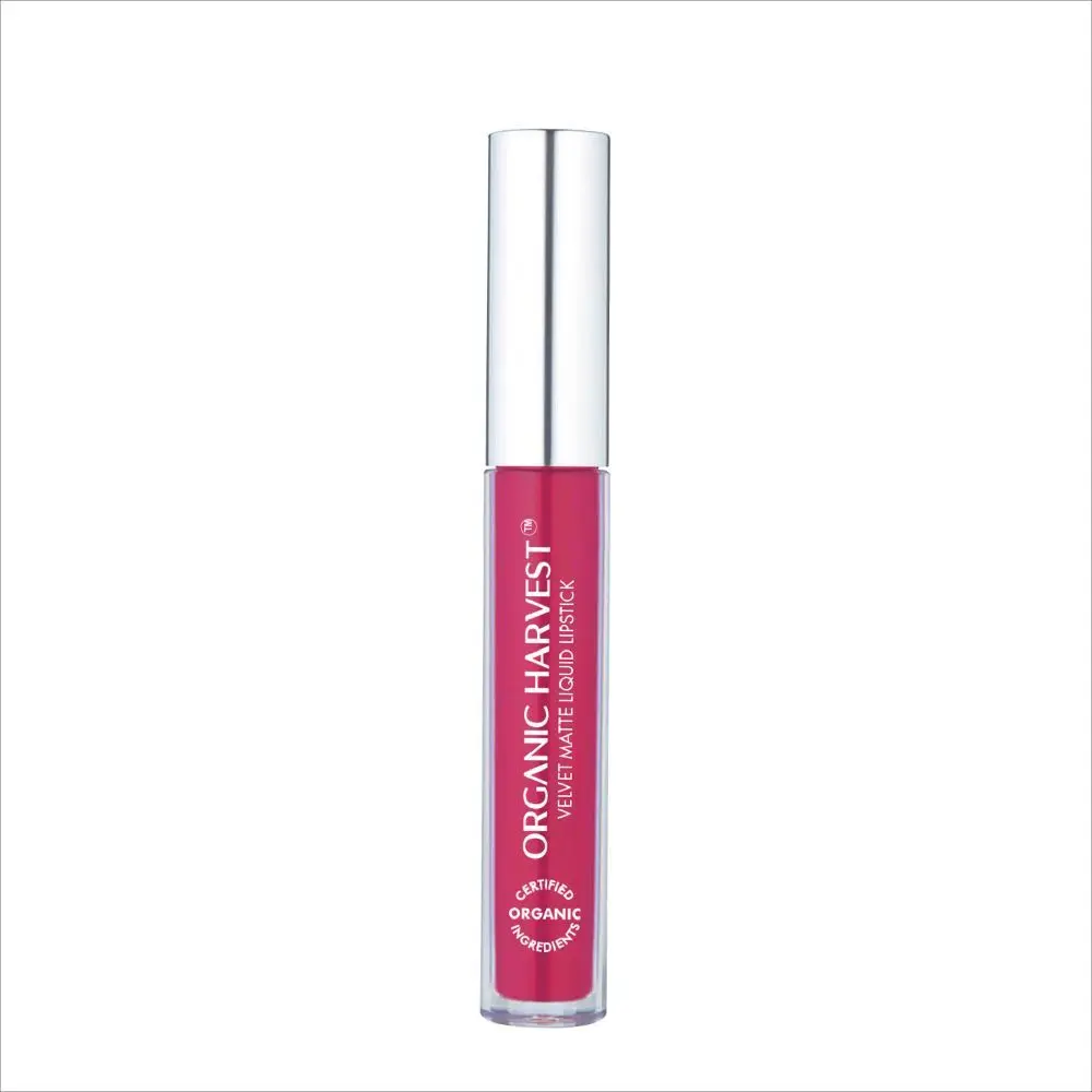 Organic Harvest Velvet Matte Liquid Lipstick - Rosebud Pink, 2.6ml