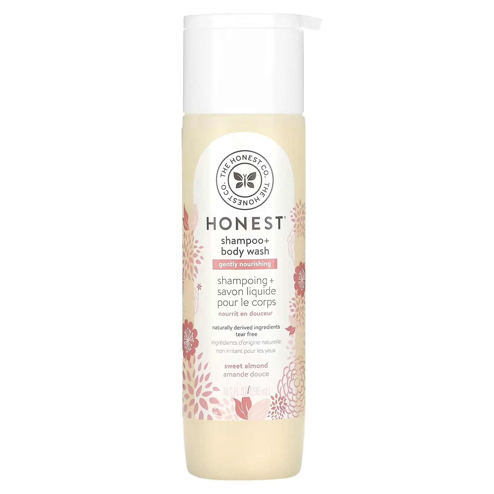 Gently Nourishing Shampoo + Body Wash, Sweet Almond, 10.0 fl oz (295 ml)