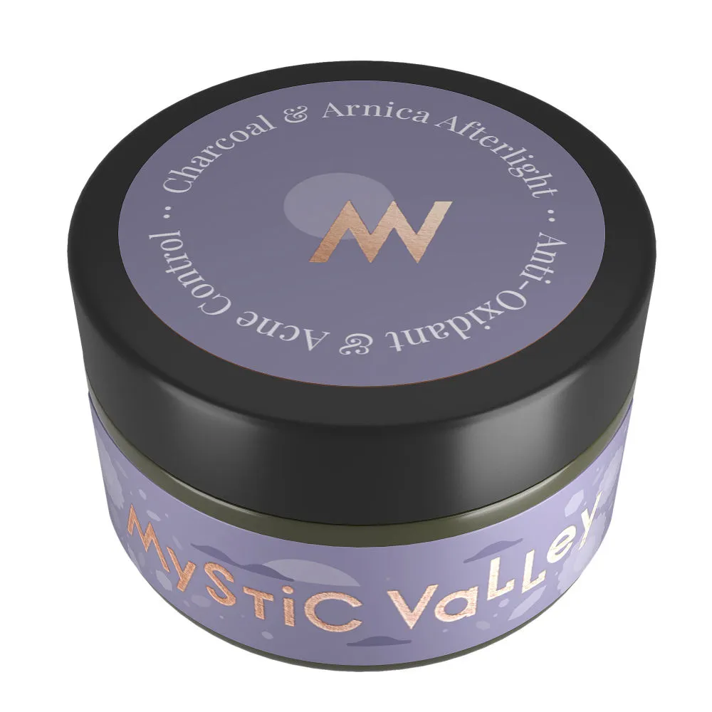 Mystic Valley Charcoal & Arnica Afterlight Anti Oxidant & Acne Control Face Pack