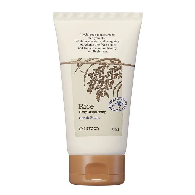 Skinfood Rice Daily Brightening Scrub Foam