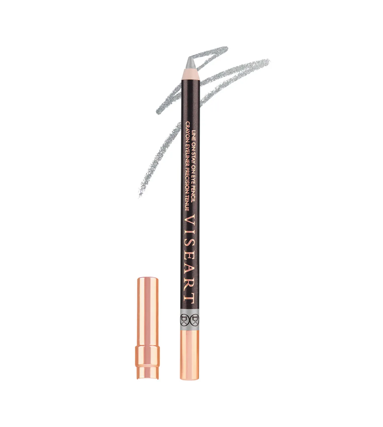 Viseart Line On Stay On Eye Pencil - VEL002 Silver