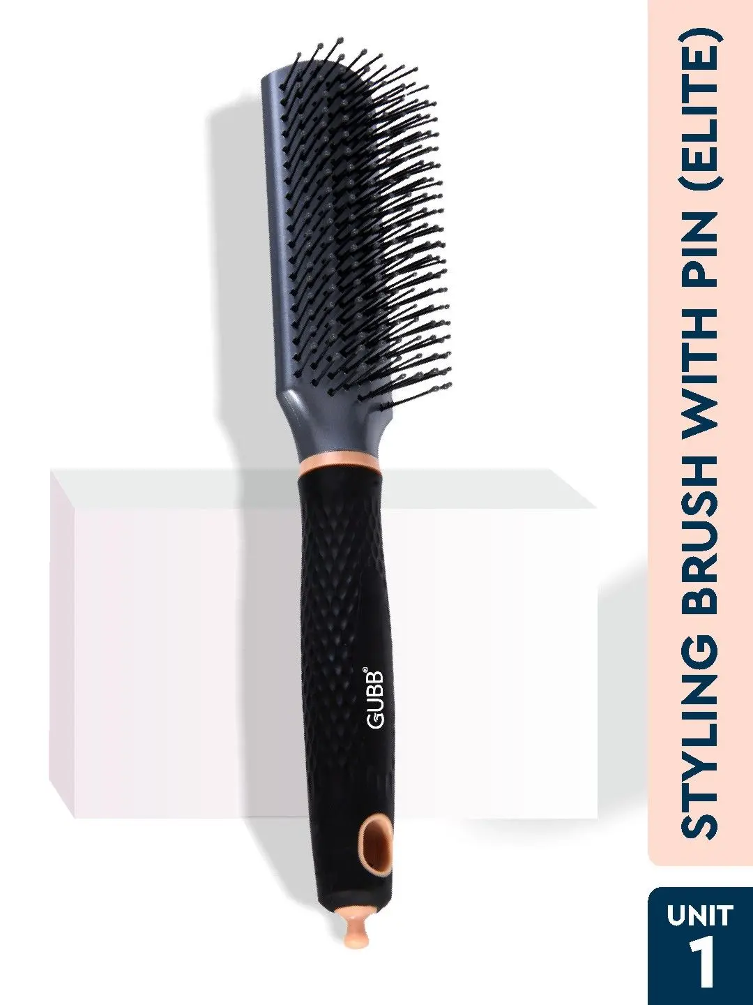 GUBB Styling Brush, Flat Hair Brush with Pin - Elite Range