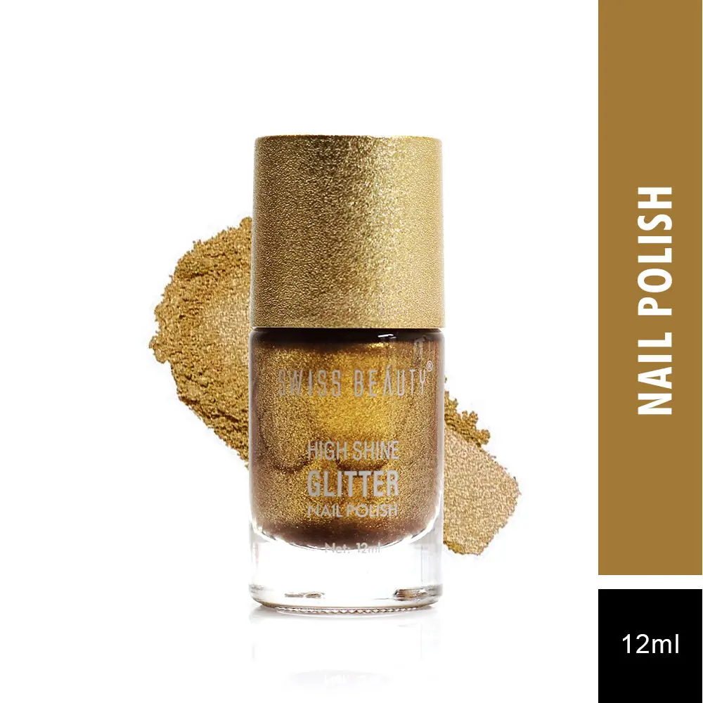 Swiss Beauty High Shine Glitter Nail Polish 7 (12 ml)