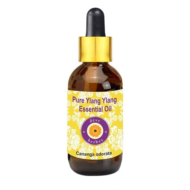 Deve Herbes Pure Ylang Ylang Essential Oil Cananga Odorata 100% Therapeutic Steam Distilled